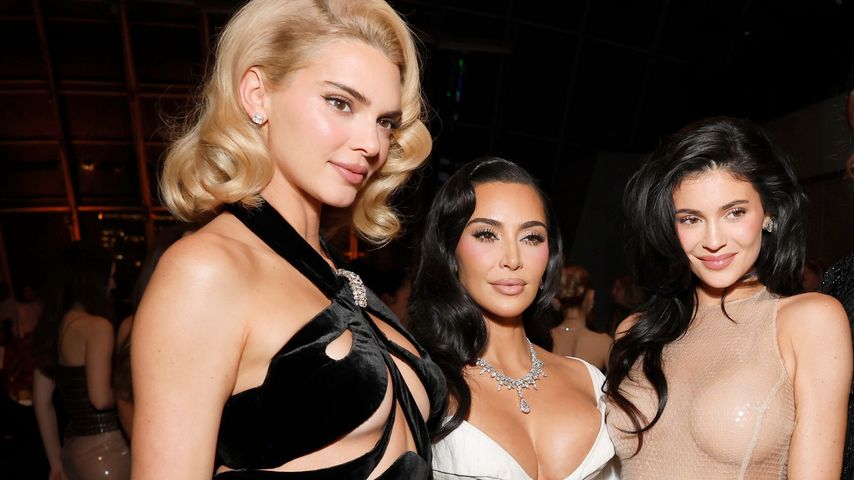 Kendall Jenner, Kim Kardashian und Kylie Jenner im Oktober 2024