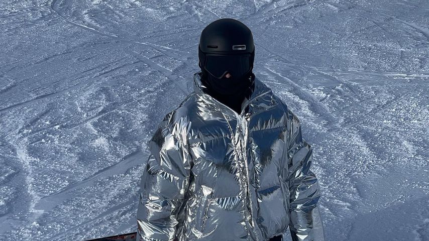 Kendall Jenner mit Snowboard