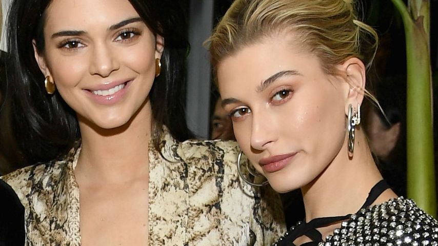 Kendall Jenner und Hailey Bieber bei einem Event in NYC im März 2019