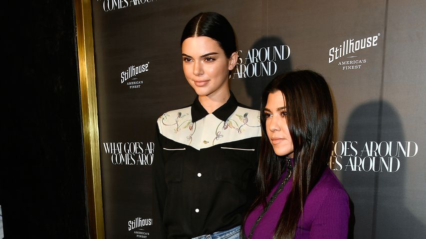 Kendall Jenner und Kourtney Kardashian im Oktober 2017
