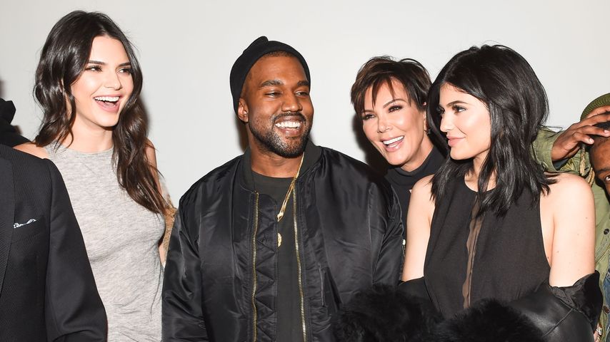 Lachender Kanye West: So unterstützt er Kendall & Kylie