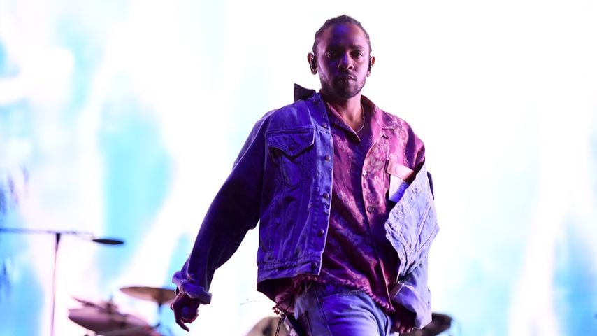 Rapper Kendrick Lamar bei einem Konzert in Kalifornien