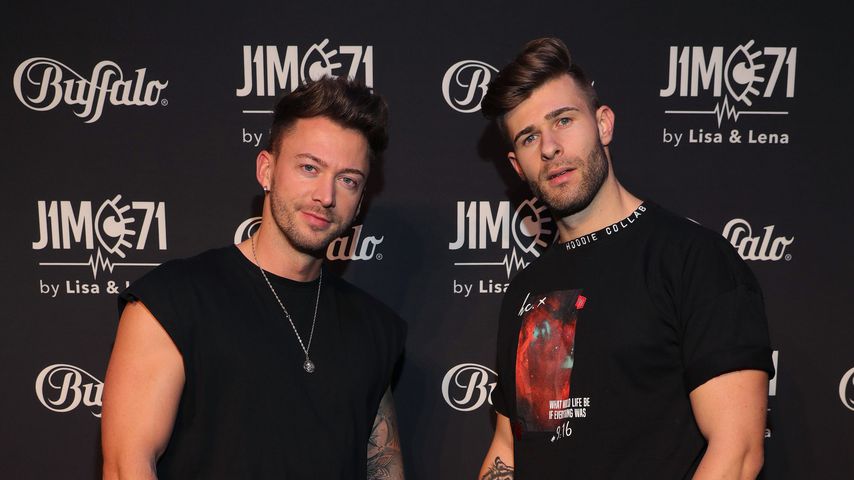 Keno Rüst und Marco Schmidt bei einem Event in Berlin