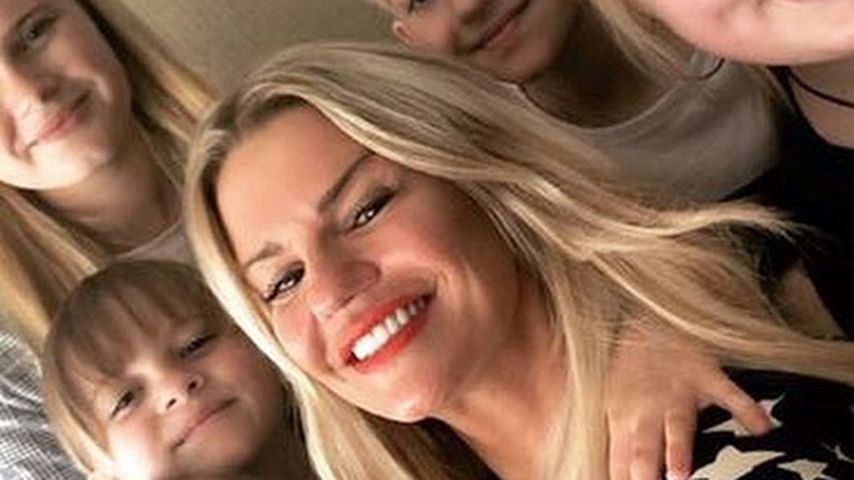 Kerry Katona mit ihren Kindern