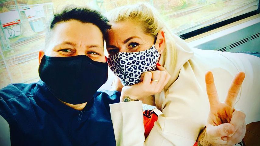 Kerstin Ott und ihre Frau Karolina Köppen im November 2020