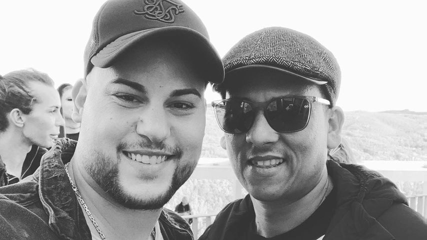 Kevin Amendola mit DSDS-Juror Xavier Naidoo