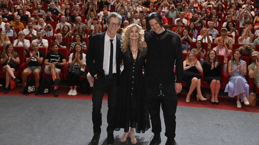 Präsentation von "Family Movie" mit Kevin Bacon, Kyra Sedgwick und Travis beim Karlovy Vary International Film Festival, Juli 2026