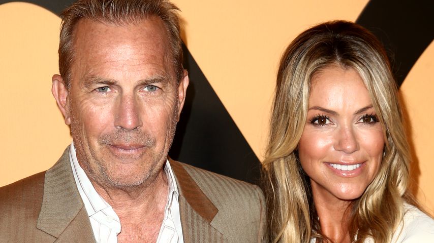 Kevin Costner mit Christine Baumgartner bei der Premieren-Party von "Yellowstone"
