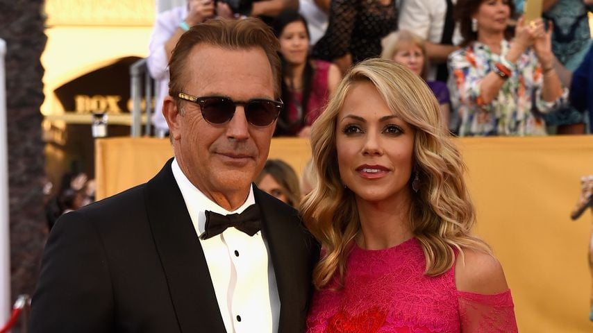 Kevin Costner und Christine Baumgartner, Januar 2015