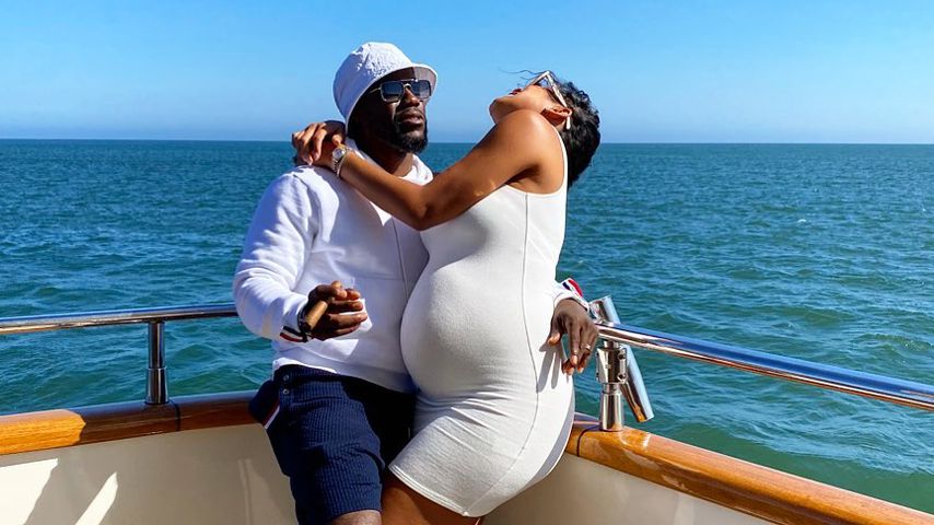 Kevin Hart mit seiner Ehefrau Eniko