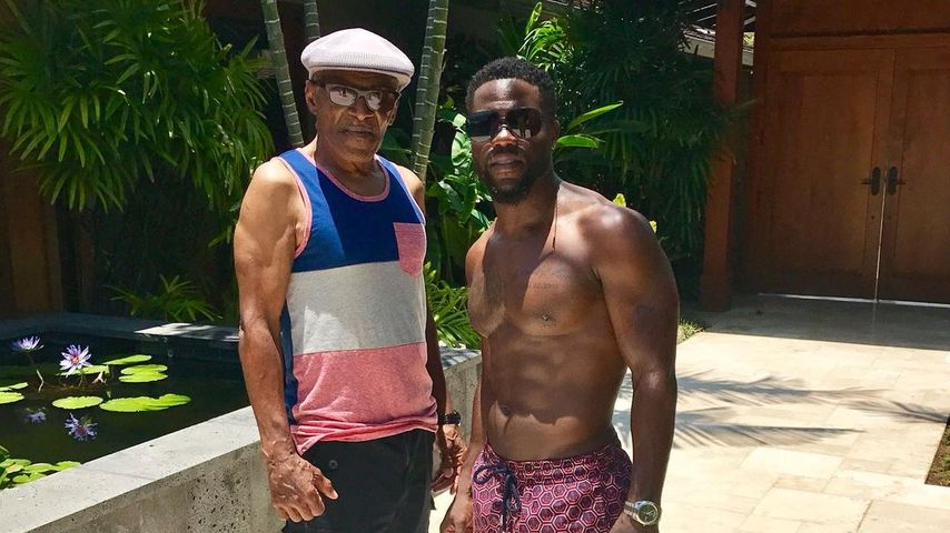 Kevin Hart (r.) mit seinem Vater Henry