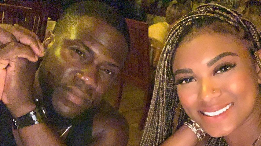 Kevin Hart und seine Frau Eniko, August 2019