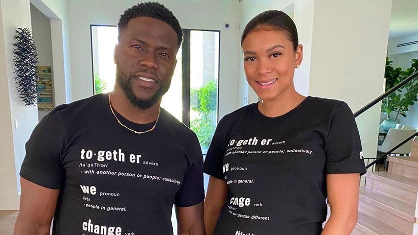 Kevin Hart mit seiner Frau Eniko, Juni 2020