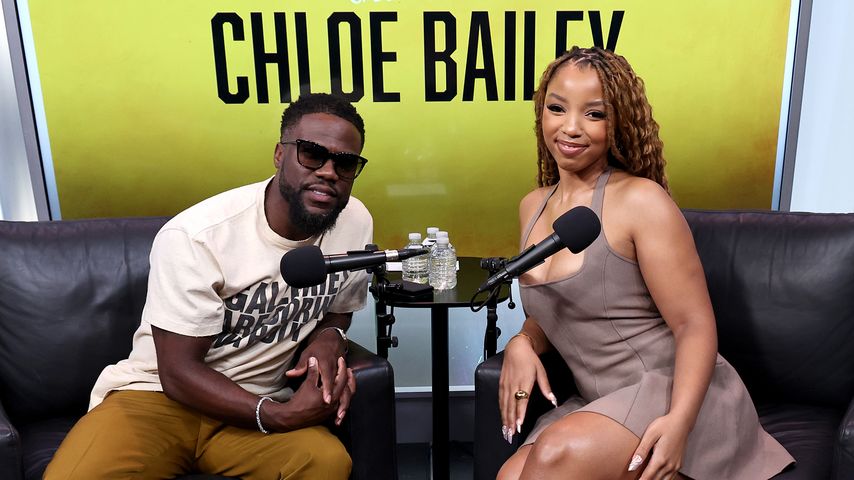 Kevin Hart, Chloe Bailey, Podcast Gold Minds, 5. September 2024, New York