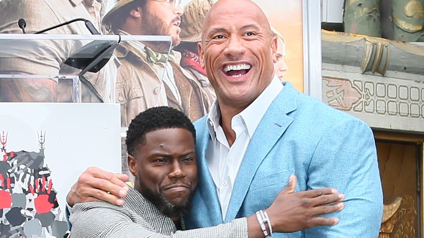 Kevin Hart und Dwayne "The Rock" Johnson