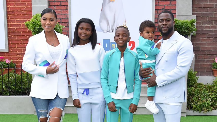 Comedian Kevin Hart und seine Familie
