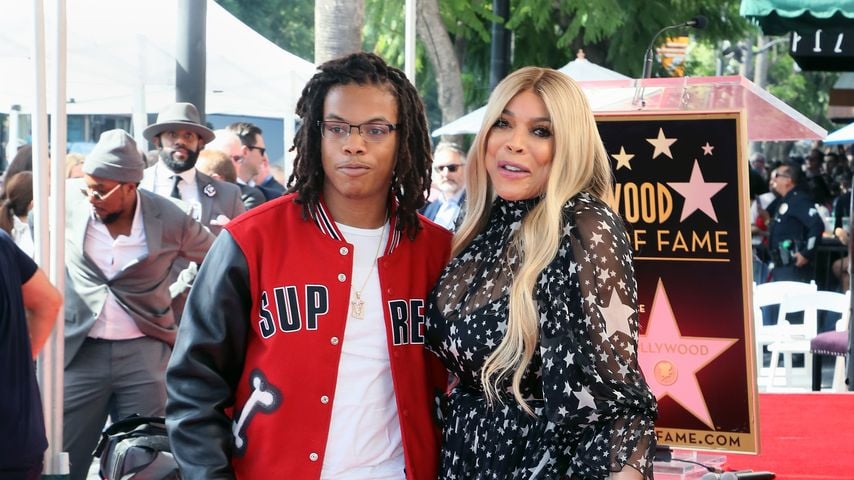 Kevin Hunter Jr. mit seiner Mutter Wendy Williams