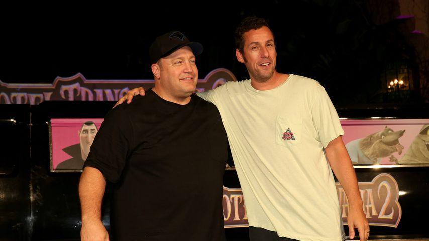 Kevin James und Adam Sandler, 2015