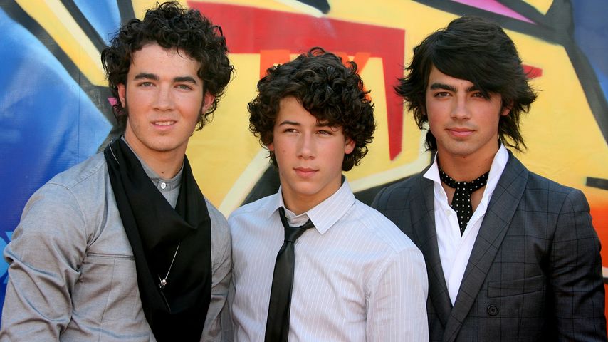 Kevin Jonas, Nick Jonas und Joe Jonas im August 2007