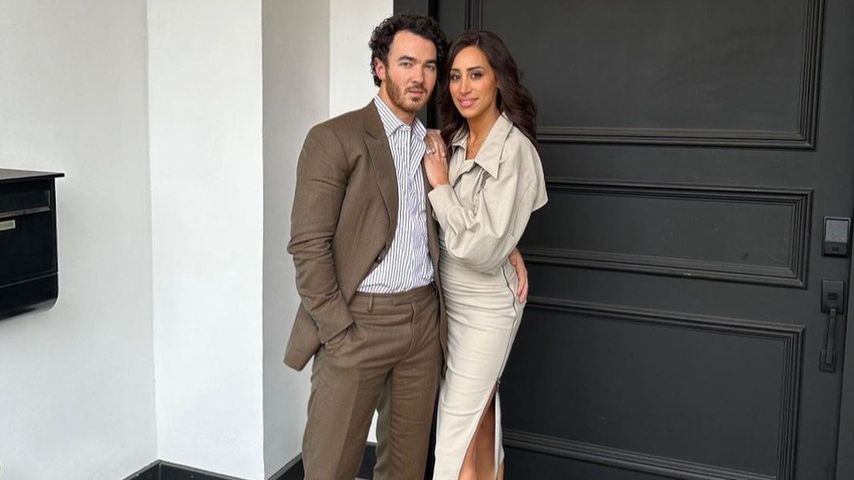 Kevin Jonas mit seiner Frau Danielle im Februar 2023
