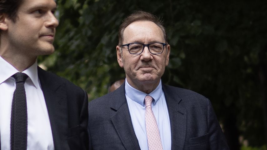 Kevin Spacey auf dem Weg zu einer Gerichtsverhandlung
