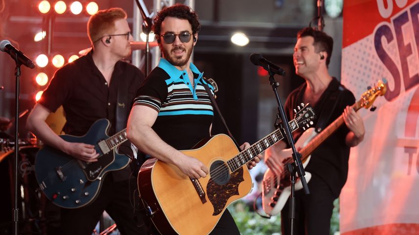 Kevin Jonas bei einem Konzert der Jonas Brother bei "NBC Today"