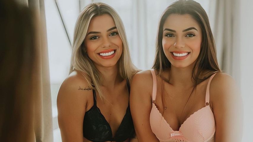 Key und ihre Zwillingsschwester Keyt Alves