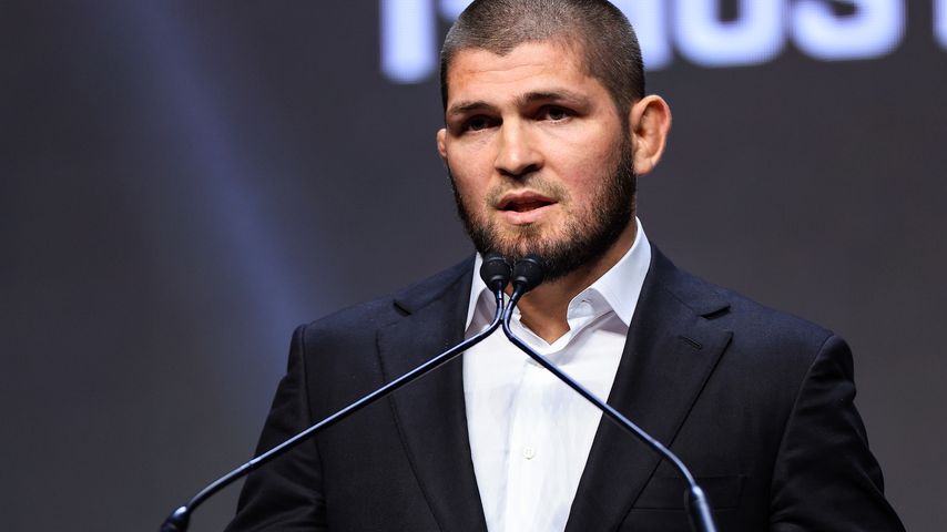 Khabib Nurmagomedov bei seiner Aufnahme-Zeremonie in die UFC-Hall-of-Fame, Juni 2022