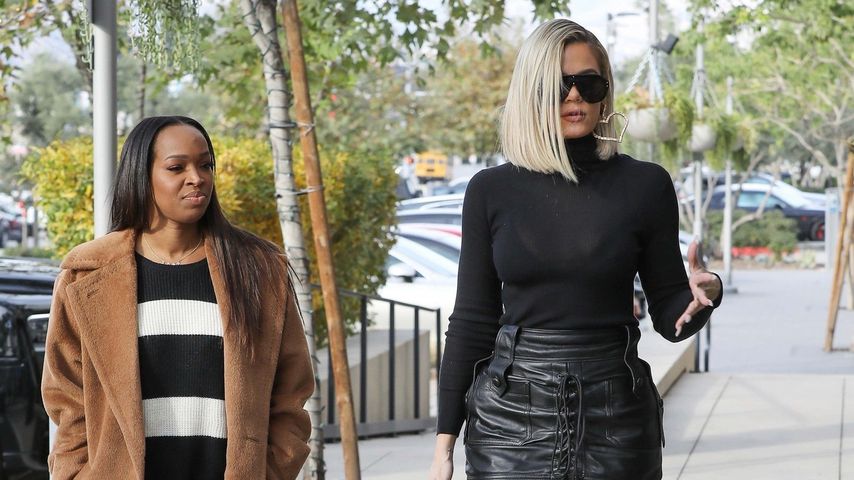Khadijah Haqq und Khloe Kardashian in Woodland Hills