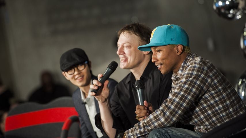Pressekonferenz des Liberatum Hong Kong International Festival of Culture mit Khalil Fong, William Orbit und Pharrell Williams