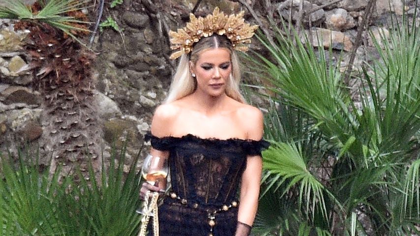 Khloé Kardashian auf der Hochzeit von Kourtney und Travis