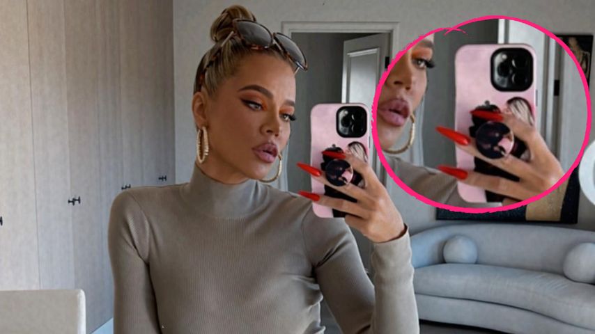 Gebogenes Handy: Photoshop-Fail bei Khloé Kardashian?