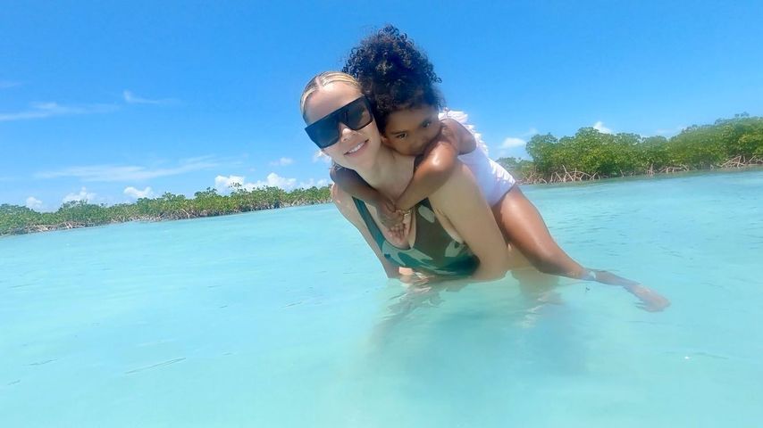 Khloé Kardashian mit ihrer Tochter True