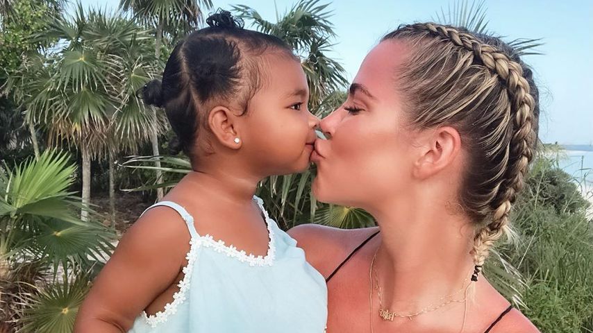 Khloe Kardashian mit ihrer Tochter, Oktober 2019