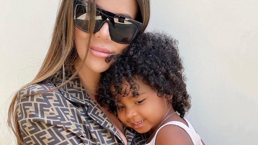 Khloé Kardashian und Tochter True im Juni 2021