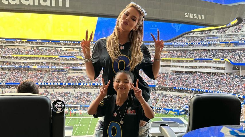 Khloé Kardashian und True Thompson im Dezember 2023