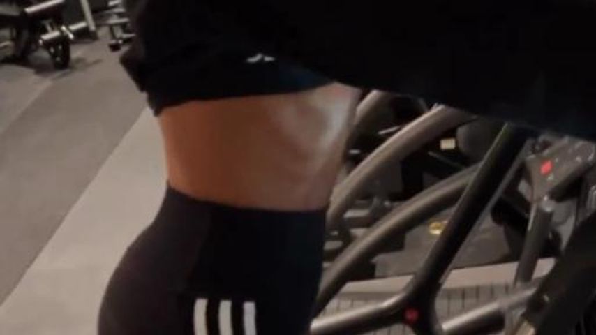 Khloé Kardashian im Fitnessstudio
