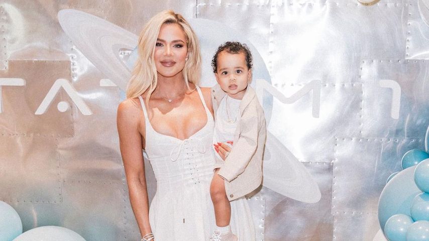 Khloé Kardashian mit ihrem Sohn Tatum, August 2023