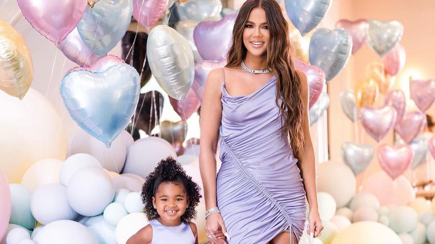 Khloé Kardashian mit ihrer Tochter True
