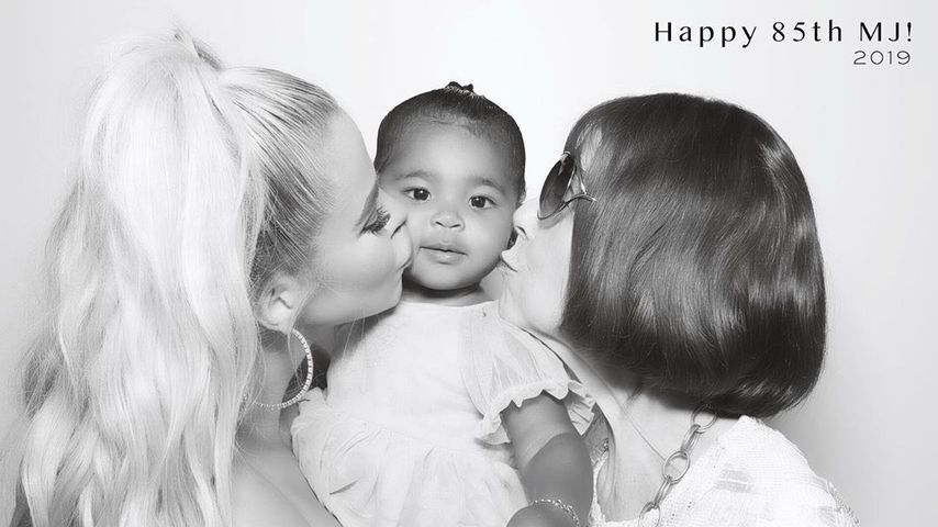 Khloe Kardashian mit ihrer Tochter True Thompson und ihrer Oma Mary Jo Shannon