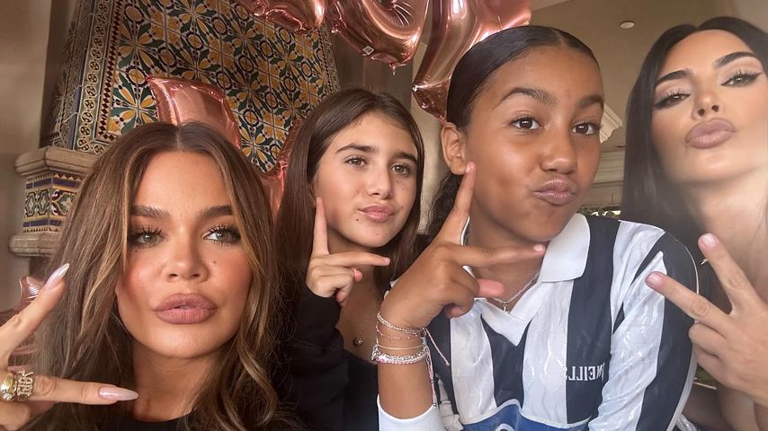Khloé Kardashian, Penelope Disick, North West und Kim Kardashian im August 2024