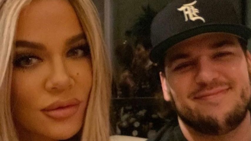 Khloé Kardashian und ihr Bruder Robert Kardashian
