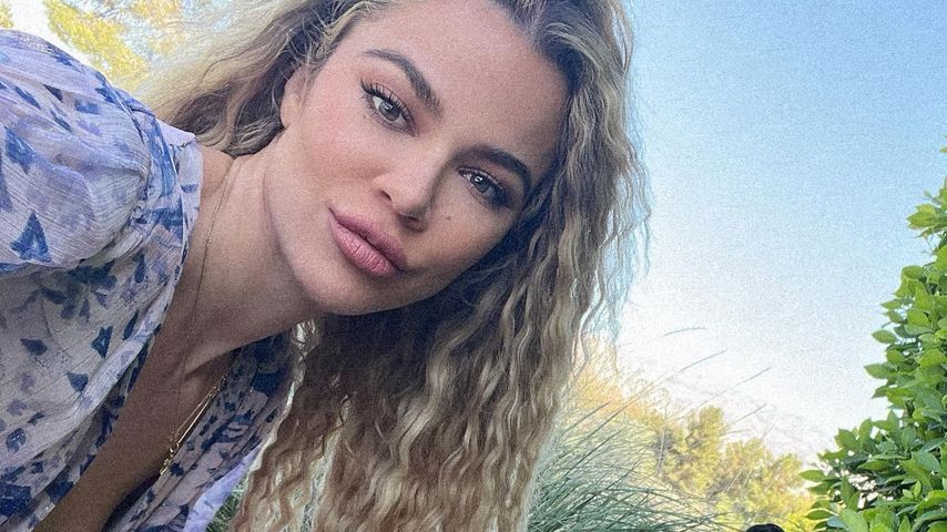 Khloé Kardashian und ihre Tochter True im April 2022