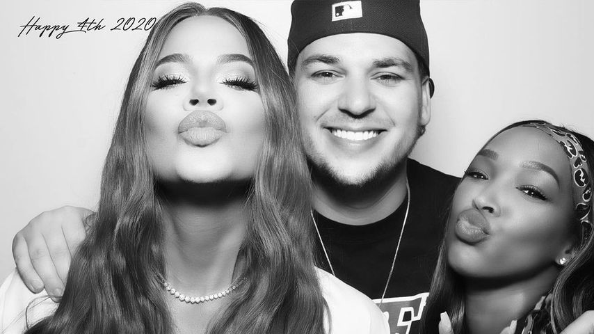 Khloé Kardashian, Rob Kardashian und Malika Haqq