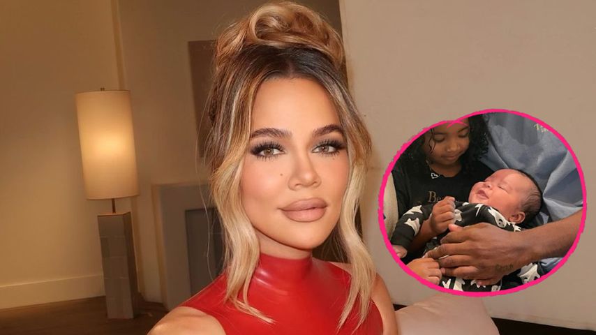 Khloé Kardashian zeigt erstmals mehr vom Gesicht ihres Babys