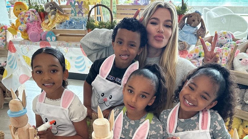 Khloé Kardashian teilt niedliche Einblicke in Osterfeiertage