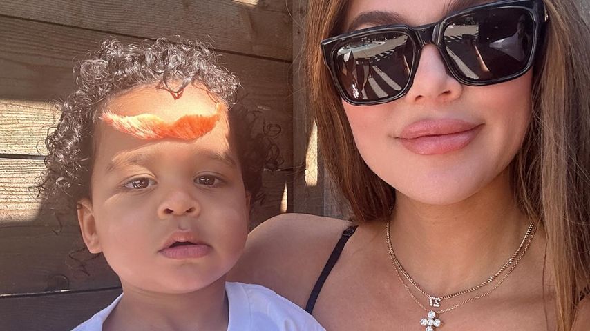 Khloé Kardashian und ihr Sohn Tatum