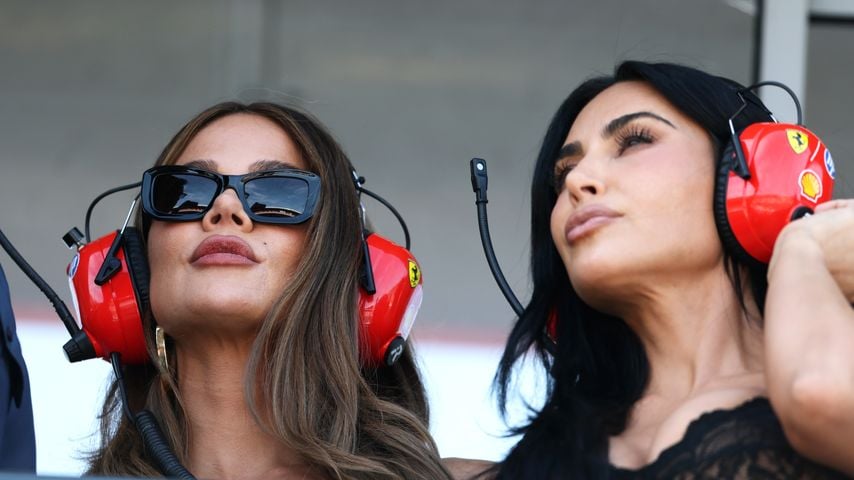 Team Hamilton: Khloé und Kim K zeigen Formel-1-Präsenz