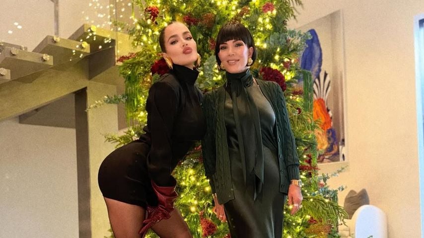 Khloe Kardashian und Kris Jenner an Thanksgiving.