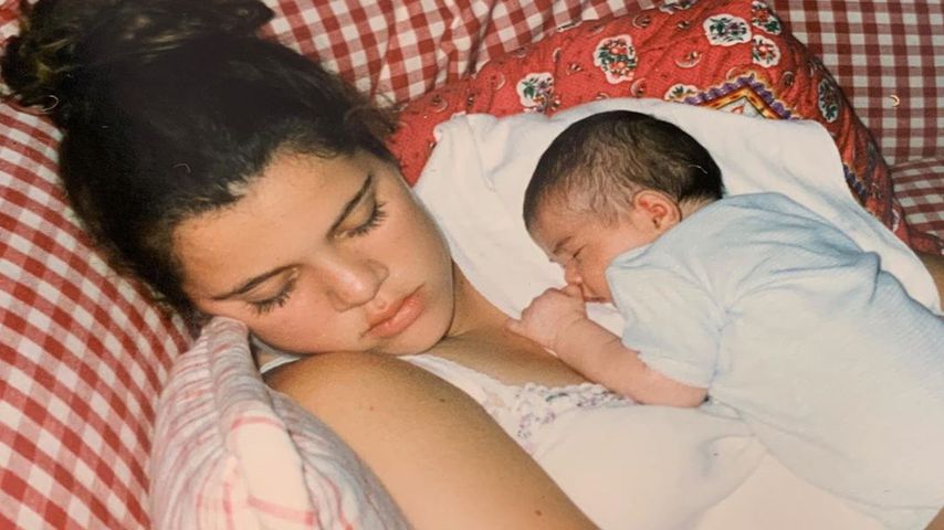 Khloe Kardashian und Kylie Jenner im Jahr 1997